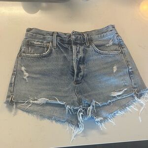 Agolde denim shorts